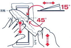 包丁を研ぐ