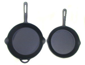 及源フライパン　口付　／南部鉄器