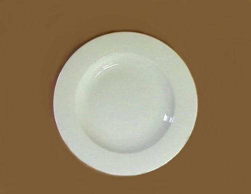 白いお皿／スープ皿　２３ｃｍ
